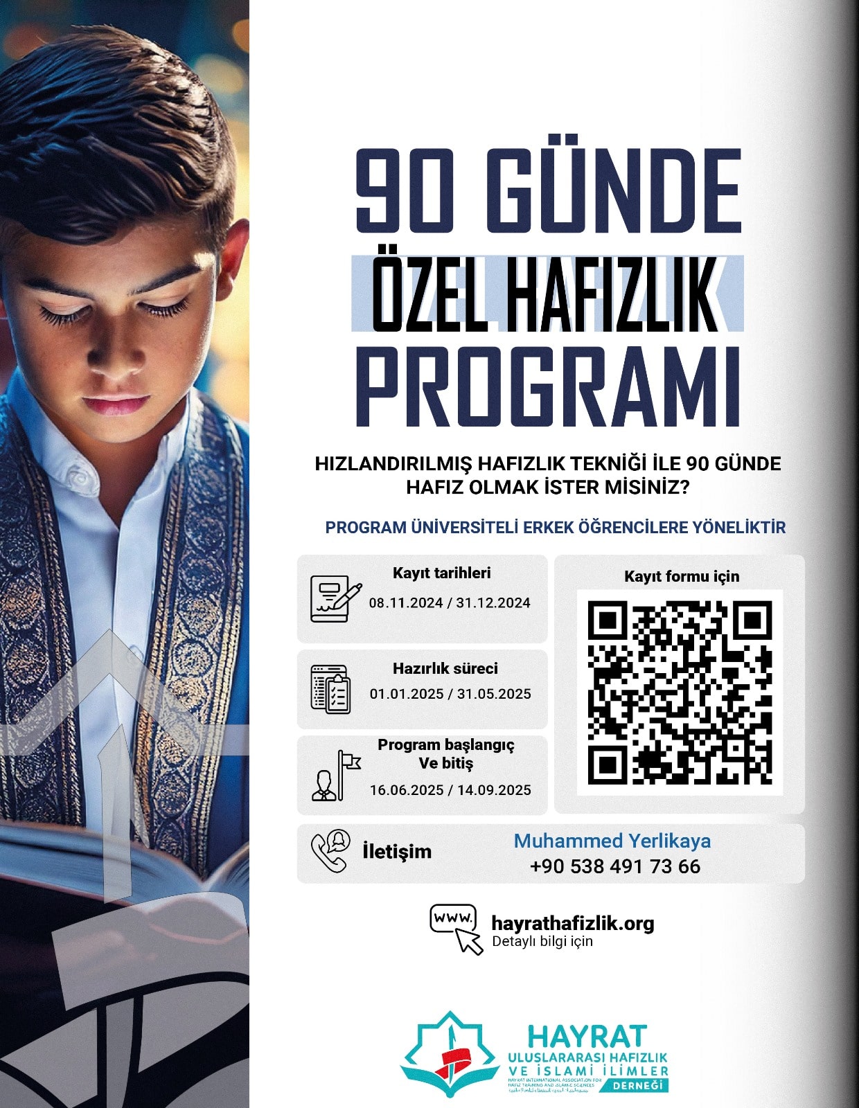90 Günde Özel Hafızlık Programı-2025 Başlıyor
